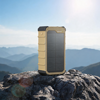 La toute nouvelle batterie solaire de camping étanche IP65 de 30 000 mAh avec lumière LED 1200 lm, support trépied 1/4'' et chargeur mobile