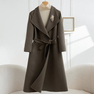 Nuovo Cappotto Invernale da Donna Caldo Confortevole Elegante Traspirante Impermeabile Realizzato al 100% in lana, è ecologico e di alta qualità. - Product Image 5