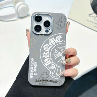 Étui de téléphone portable tendance 2025 en cuir PU à motif croisé pour iPhone 17 Pro Max 16 15 14 13 12 11