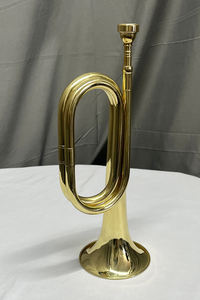 Sinomusik marca Amarillo latón Bugle instrumentos musicales oro laca cuerpo <span class=keywords><strong>trompeta</strong></span> latón viento portátil con estuche logotipo personalizado - Product Image 3