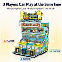 Machine de jeu d'arcade de tir Nai Long à prix d'usine en gros, jeu de tir interactif pour 3 joueurs, à monnayeur