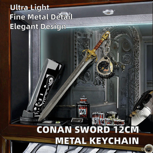 Épée Atlante Conan le Barbare 12CM en Alliage de Zinc Sérigraphié, Porte-clés de Luxe Léger et de Collection, Artisanat Exquis - Product Image 2