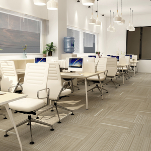 Alfombra de Oficina Económica, Removible, Gruesa, Comercial, Moderna, con Diseño de Rompecabezas, de Nailon, con Base de PVC, 50*50 cm - Product Image 4