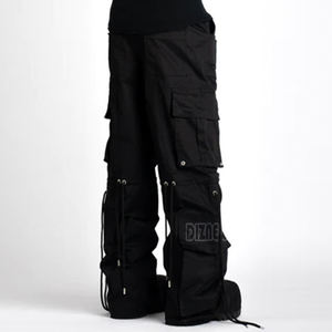 ديزنيو واسعة الساق مستقيمة تصميم الجينز الرجال مخصص القطن متعدد الجيوب يتوهم الشارع الجينز المطبوعة للرجال - Product Image 4