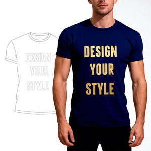 OEM Men's Quick Dry Fit T-Shirt Breathable Polyester with Custom Sublimation Transfer Print Blank Design for Custom Logo