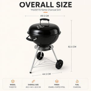 Parrilla de Carbón Esmaltada OEM para Barbacoa, 14-<span class=keywords><strong>22</strong></span> Pulgadas, Plataforma de 4 Tamaños, Rejilla con Nano Recubrimiento, Certificaciones CE ETL GS LFGB, Grado Premium, Venta al por Mayor Directa de Fábrica - Product Image 4