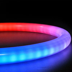 DMX Programmable 360 Degree LED Silicone Neon Flex Tube Black Rope <b>Light</b> 12V 24V IP67 Waterproof <b>DJ</b> Stage Decor LED Neon <b>Light</b> - Product Image 5