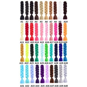Parrucca Dirty Braid senza pizzo, con trecce nascoste, da <span class=keywords><strong>uomo</strong></span> e donna, sfumata colorata, trecce grandi da 24 pollici, in fibra resistente alle alte temperature, realizzata a macchina - Product Image 2