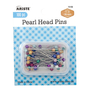 Nhiều Màu Nhựa Ngọc Trai Đầu May Pins Cho Tự Làm May Vá Bóng Đầu Cho Quilting Treo Hộp Cho Hàng Thủ Công Trang Sức Trang Trí - Product Image 2