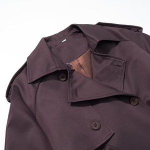<span class=keywords><strong>Trench</strong></span> Coat Lungo da Donna Autunno-Inverno 2025, Nuovo Stile Casual con Cintura e Risvolto, Chic Retrò a Maniche Lunghe - Product Image 3