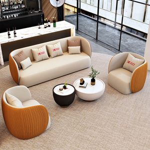 Sofá de Oficina de Cuero <span class=keywords><strong>PU</strong></span> de Una Plaza, Estilo Wabi-Sabi, Ecológico y Moderno, de Alta Calidad al Mejor Precio - Product Image 6