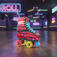 Patins à roulettes Soy Luna Quad pour enfants de 30 tonnes avec roulements ABEC-7 et base en PP