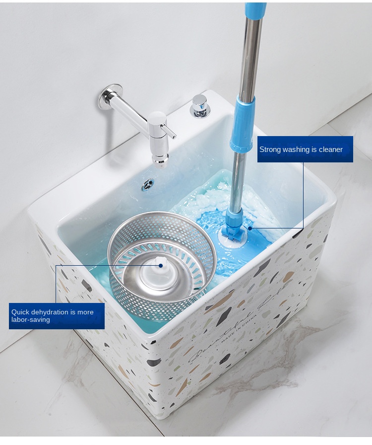 Factory Direct Sale Modern Design Ceramic Bathroom Mop Sink