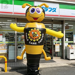 Modèle publicitaire gonflable géant attrayant en forme d'abeille avec logo personnalisé, pour exposition/vente au détail - Product Image 3