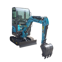 Pelle hydraulique multifonctionnelle personnalisée Petite ensacheuse hydraulique Micro Escavator Crawler Mini Machine Earth Excavator