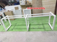 Meubles Guangzhou BERSON fourniture directe face à face deux sièges cadre bureau en métal de haute qualité