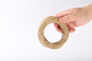 Gubeyka Friandises pour chiens en forme de donuts de 3 pouces, saveur bœuf, bâtonnets à mâcher durs pour le nettoyage des dents et les molaires, 12 unités, entièrement naturelles - Product Image 4