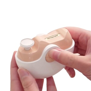 Coupe-ongles électrique automatique professionnel pour bébé avec logo personnalisé, pour doigts et orteils - Product Image 1