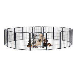 Corralito para perros Valla portátil para perros al aire libre, corralito para perros grandes/medianos/pequeños, cercas para perros para el patio con puertas - Product Image 2