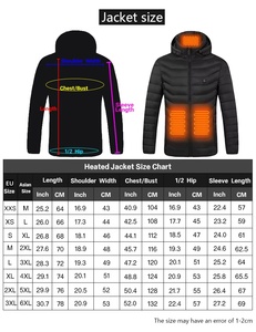 Custom Ski Hunting Winter Waterproof Heating Coat Men Battery Usb Electric Self Heated Jacket - Product Image 5