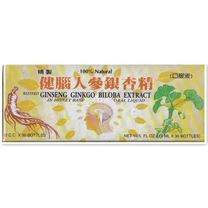 Extrato oral de ginkgo biloba vermelho da bebida da genseng