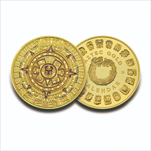 Pièces de monnaie commémoratives en métal personnalisées en usine, style <span class=keywords><strong>Maya</strong></span>, en or, gravées en relief, pour collection - Product Image 2