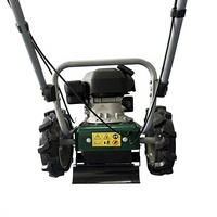 Desbrozadora de gasolina de alta potencia KONTORY KPT560S-PRO, cortacésped autopropulsado manual, recortadora de césped profesional para bricolaje