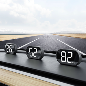 HUD Universal para coche X2, pantalla digital GPS Plug and Play, velocímetro, pantalla LCD para parabrisas, para uso automotriz - Product Image 1