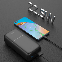 Vente en gros 30000mAh Portable haute capacité au lithium Mobile batterie externe double USB charge rapide 20W banque de sortie fournisseur