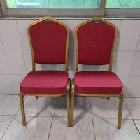 Chaise de banquet pliable empilable en métal doré pour hôtel, mariage, événement, fête, salle à manger, mobilier commercial personnalisé – Vente en gros