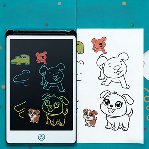 <span class=keywords><strong>Tablette</strong></span> LCD d'écriture manuscrite, tableau <span class=keywords><strong>de</strong></span> dessin pour enfants, bloc-<span class=keywords><strong>notes</strong></span> <span class=keywords><strong>de</strong></span> bureau pour adultes, tableau d'écriture électronique, marque ZKJ, 8,5 pouces, cadeau - Product Image 2