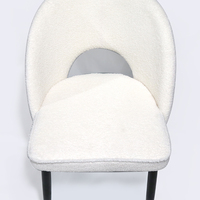 Prix d'usine, vente en gros : Chaises de salle à manger de luxe, style nordique moderne, en acier inoxydable, dossier haut, revêtement en tissu velours, pour appartement et cave à vin