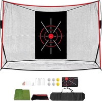 Vente directe d'usine, filet d'entraînement de golf d'intérieur haut de gamme, pliable, facile à ranger, avec sac de transport