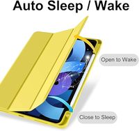 Pour iPad Air 11 étui magnétique 2024 / Air 5th 4th génération 10.9 coque arrière flexible en TPU avec support porte-crayon étui pour tablette