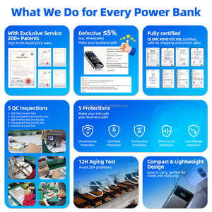 Banque d'alimentation mini 5000 mAh avec logo personnalisé, chargeur sans fil magnétique rapide 22,5 W PD, <span class=keywords><strong>batterie</strong></span> portable pour <span class=keywords><strong>iPhone</strong></span> 16 15 14 - Product Image 3