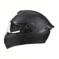 Casque de moto modulaire unisexe ABS flippable neuf, personnalisable, avec visière solaire double face, utilisation toutes saisons pour la conduite tout-terrain