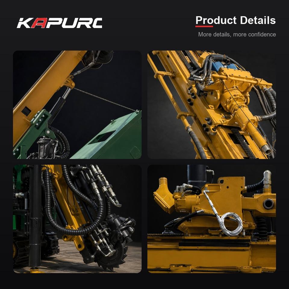Sample Drill Rigs Customizable KPC-400 RC Drilling Rig Hydraulic Crawler Diesel Powered ...