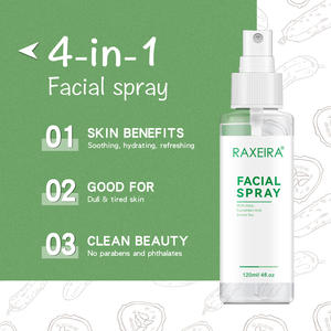 Vente en gros de vaporisateur tonique facial naturel 4 en 1, hydratant, soin réparateur de la peau, vaporisateur facial naturel à l'aloe vera - Product Image 2