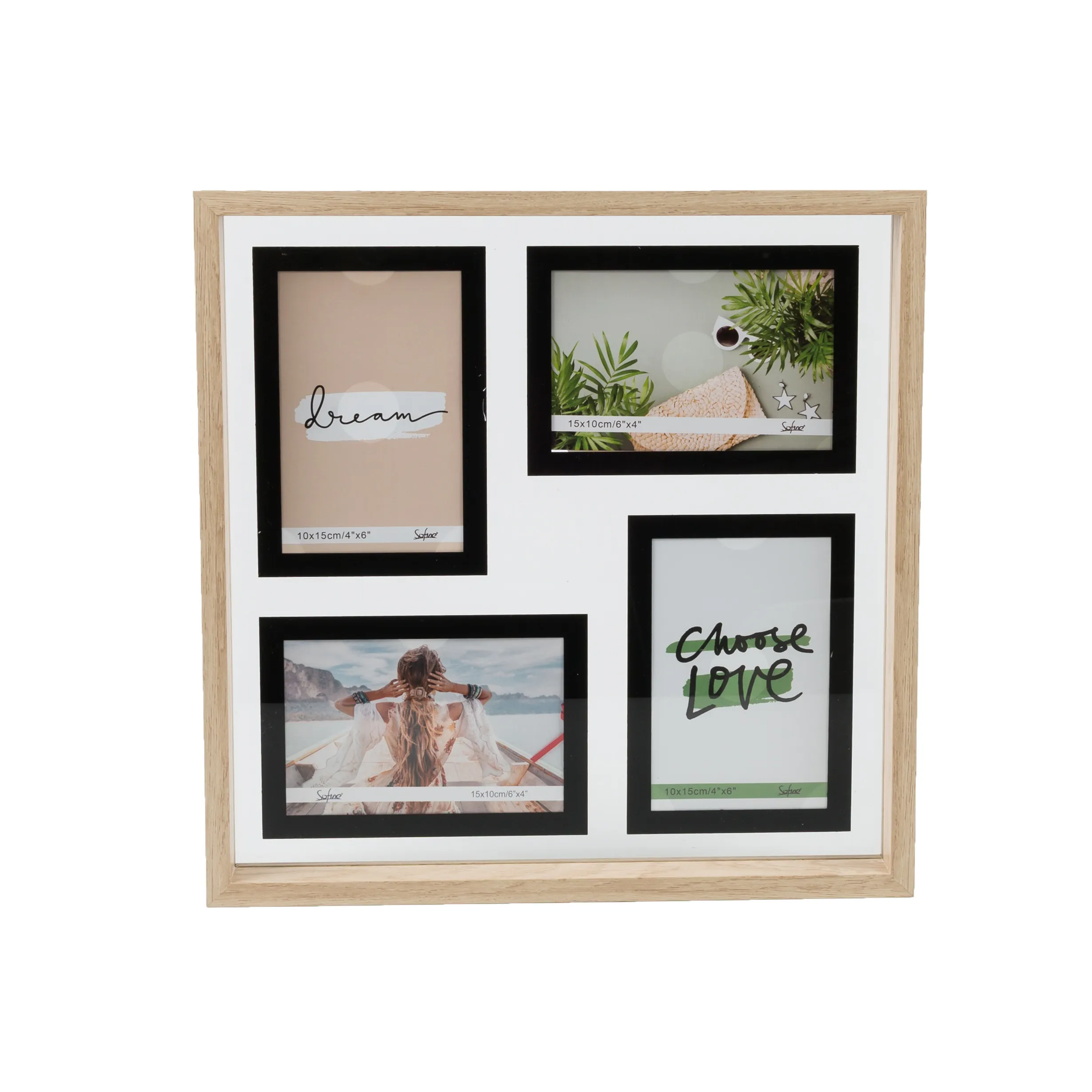 Professional Manufacture puzzle bilderrahmen modern solid wood photo frame