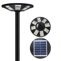 Lampe solaire de rue UFO intégrée tout-en-un pour extérieur, avec capteur de télécommande, IP65, 800W 1000W, éclairage solaire de jardin