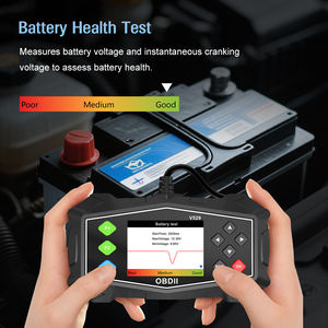 חדש V529 obdii סורק קוד סורק 12v obd2 מנוע מנתח הסוללה עם 1 שנה אחריות - Product Image 2
