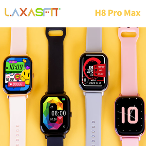 นาฬิกาอัจฉริยะรุ่นใหม่ H8 Pro Max สำหรับการตรวจสุขภาพหลายประเภท กันน้ำ ใช้แอป Laxasfit พยากรณ์อากาศ โทรออกได้ ชาร์จแม่เหล็ก - Product Image 2