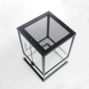 टिआनबोचेंगई प्रीमियम गुणवत्ता वाले ग्लास धातु टेरेरियम लुभावनी डिजाइन आधुनिक छिपकली पिंजरे ठोस पैटर्न पालतू जानवर - Product Image 3