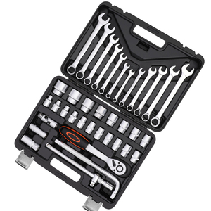 Good <span class=keywords><strong>King</strong></span> – kit d'outils complet pour réparation automobile, boîte noire de 38 pièces, clé à douille Dr 1/2 "1/4", barre en L - Product Image 4