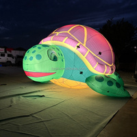Tortue gonflable géante personnalisée, tortue marine pour la décoration de festivals en plein air, spectacle nocturne de parc d'attractions, autres événements