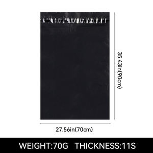 Sac d'expédition en plastique auto-adhésif RUIQI, écologique et durable, épaisseur 4,72 mil, pour vêtements et logistique express - Product Image 2