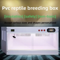 Boîte de reproduction à température constante pour reptiles et amphibiens en PVC