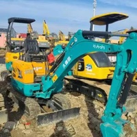 Excavadora Kubota20 en Buen Estado, Mini Excavadora Usada de 2 Toneladas de Japón en Venta, U15 U17 U25 U30 Kubota U20 Kubota 20