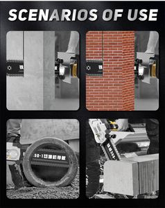 Scie à chaîne électrique AC829-480 pour découpe de murs, rainurage, pierre et béton armé - Product Image 4