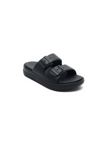 Sandali Unisex EVA con Doppia Fascia Taglia 22 Comodi per Tutte le Stagioni Punta Aperta Tinta Unita Chiusura con Fibbia - Product Image 1